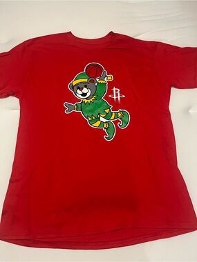 Houston Rockets Festive Clutch Season 23-24 NBA Tshirt Gildan